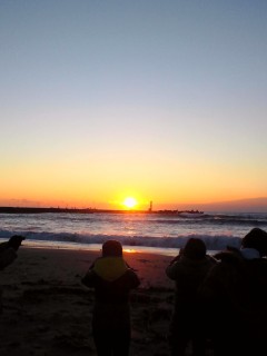 ご来光! ご来光!