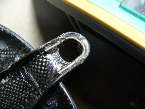 針金で補強&エポキシ 針金で補強&エポキシ